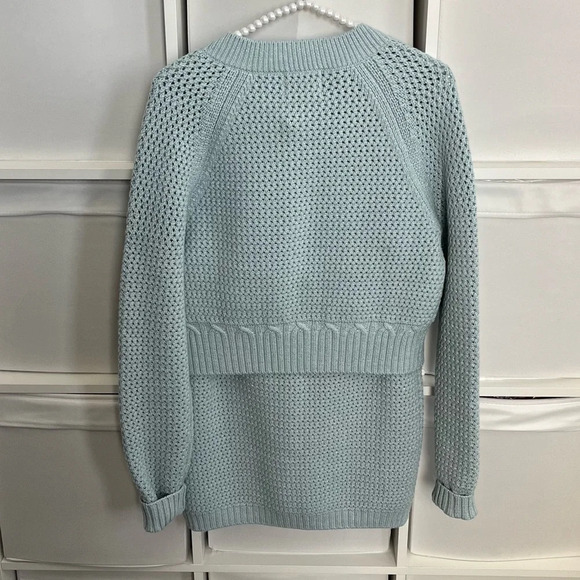 Solid & Striped Carly Cropped Cardigan & Ronnie Mini Skirt Crochet Set - Picture 3 of 5